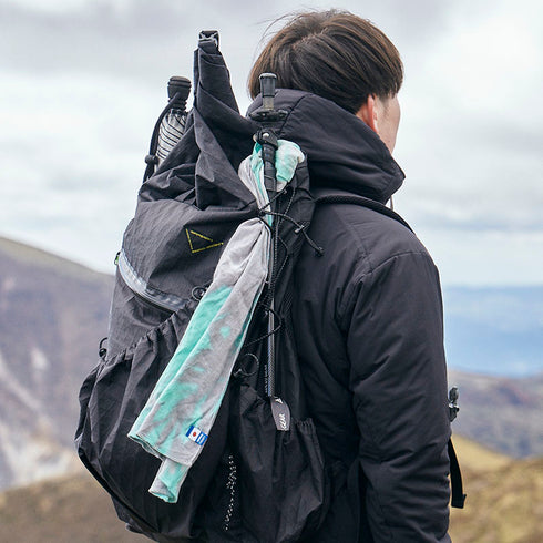 CHAORAS Sports Tenugui / Tie-dye  green x gray